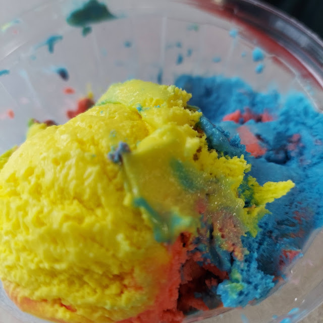 Superman Hand Dipped Ice Cream