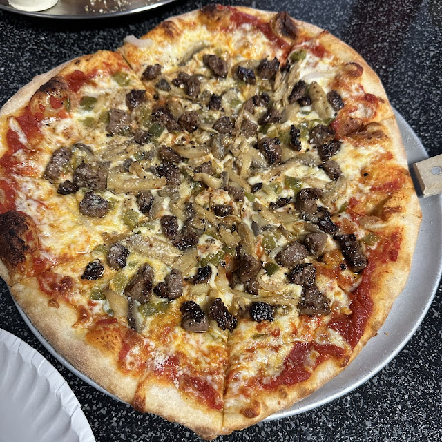 Steak Bomb Pizza