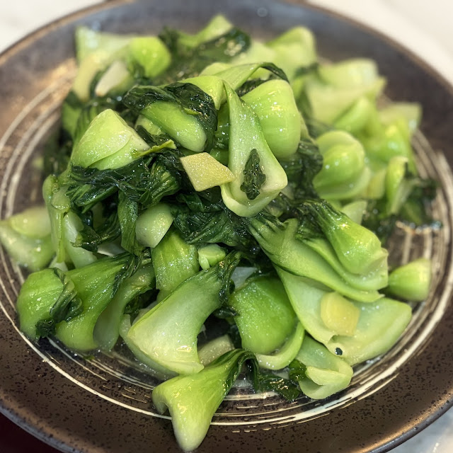 蒜炒上海青stir-fried shanghai bok choy