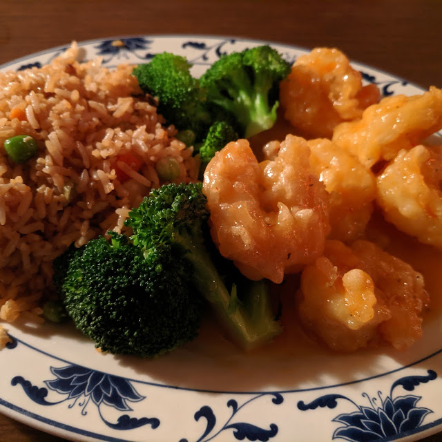 Chicken & Shrimp in Brown Sauce 爆雙丁