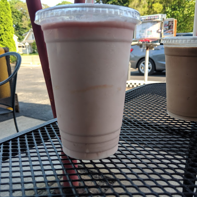 Raspberry and Chocolate Milkshake