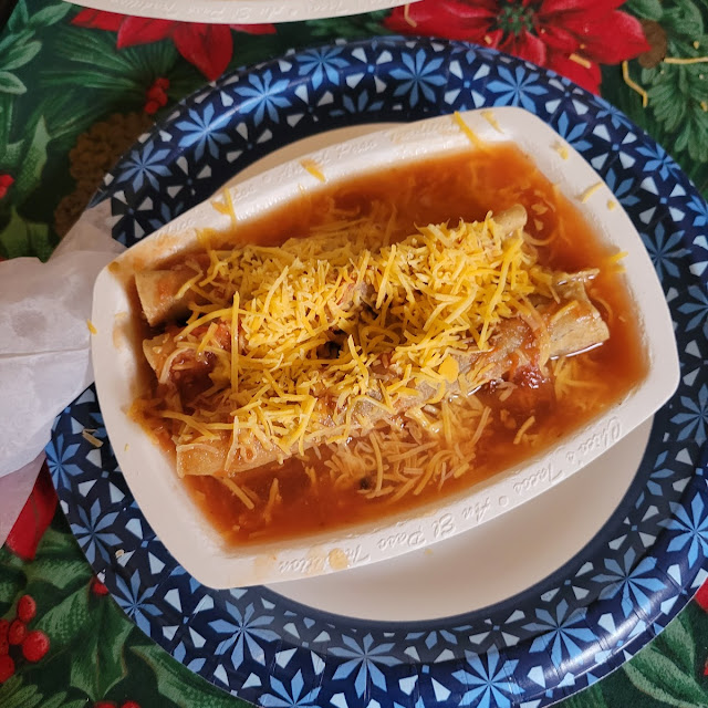 Double Rolled Tacos and Fries
