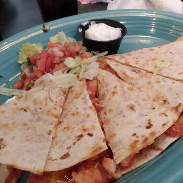 Tres Queso Chicken Quesadilla