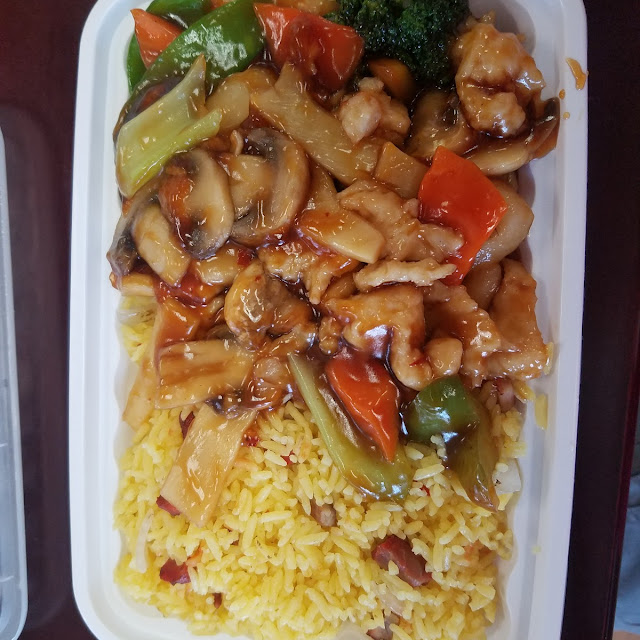 Subgum with Garlic Sauce