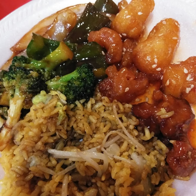 Pepper Steak Broccoli with Garlic Sauce Sesame Chicken
