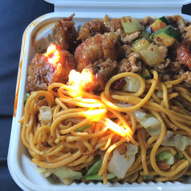 Kung Pao Orange Chicken Chow Mein Fried Rice