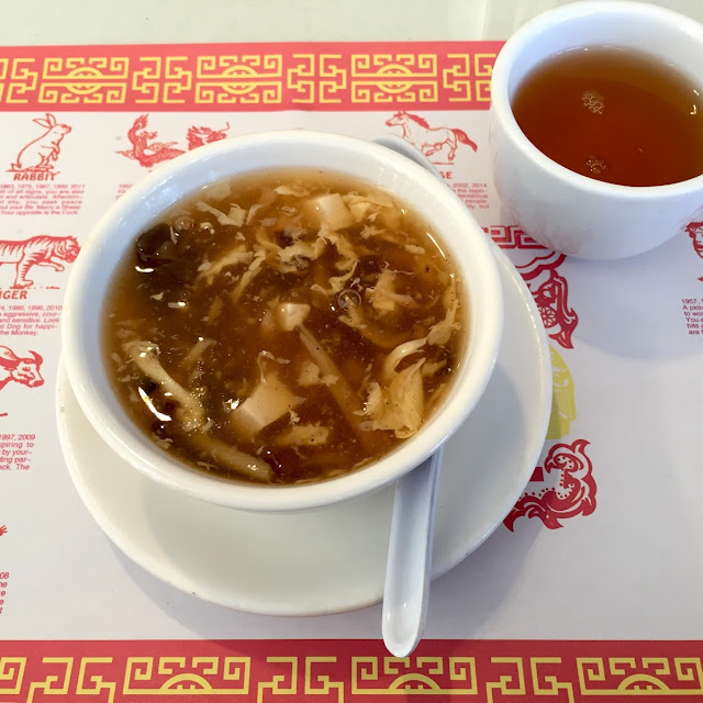 Hot and Sour Soup Comes with Lunch