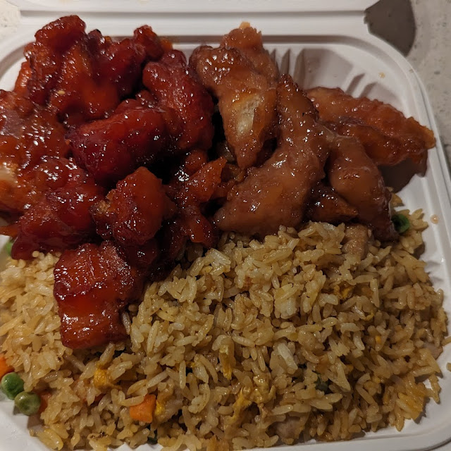 2 Entrees with Fried Rice
