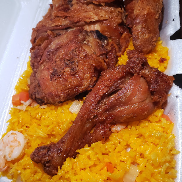 Half Chicken Shrimp Fried Rice