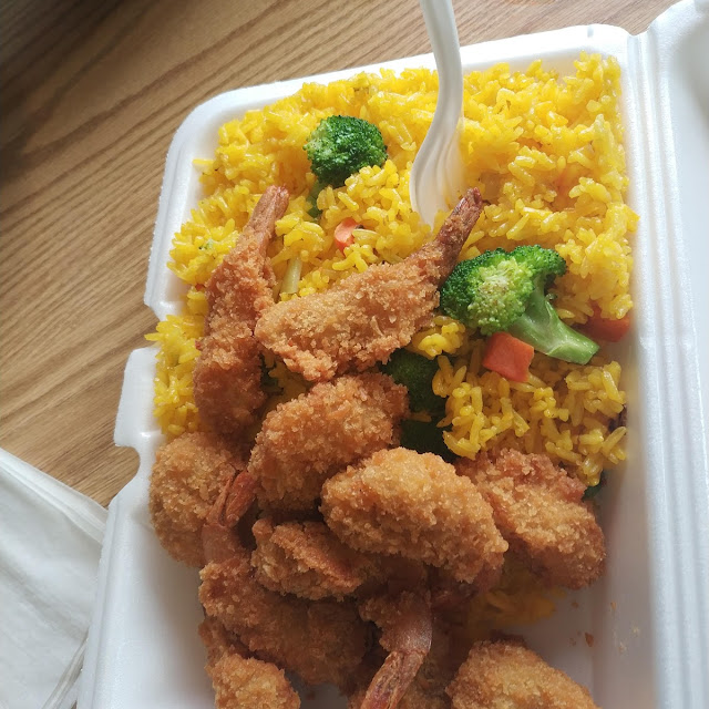 Jumbo Shrimp Vegetable Fried Rice