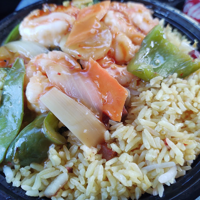 Lunch Special Shrimp with Garlic Sauce