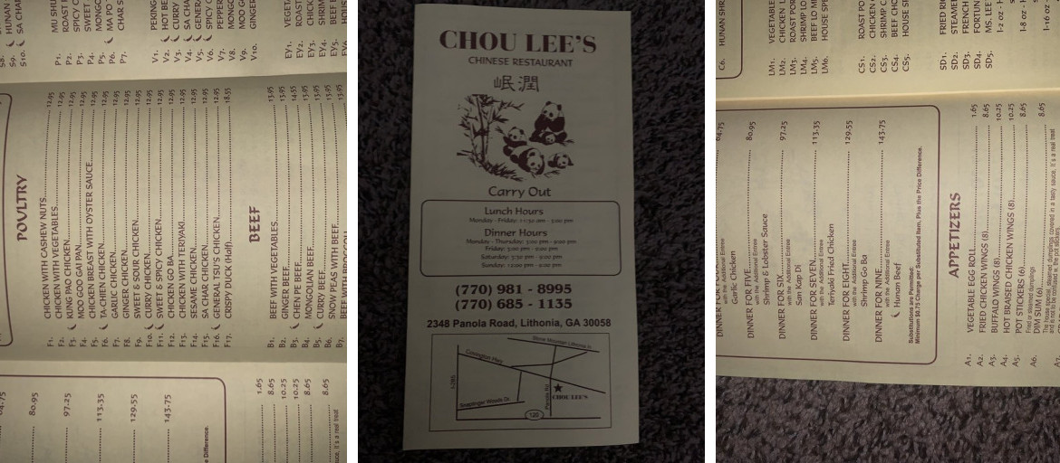 Chou Lee Chinese Restaurant