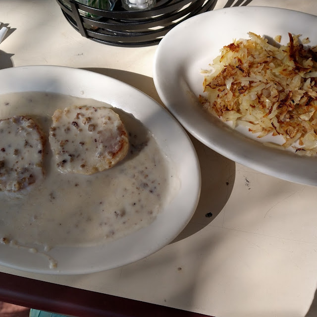 Sausage Gravy and Biscuit