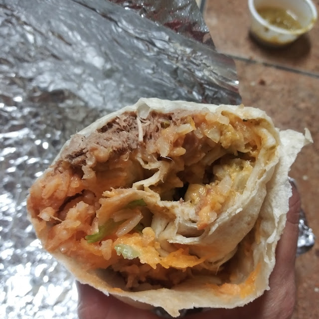 Shredded Beef Burrito