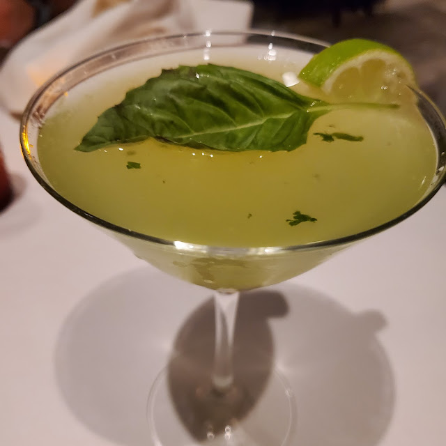 Cucumber Basil Martini