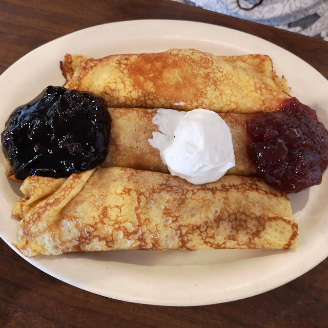 Cheese Blintzes Breakfast