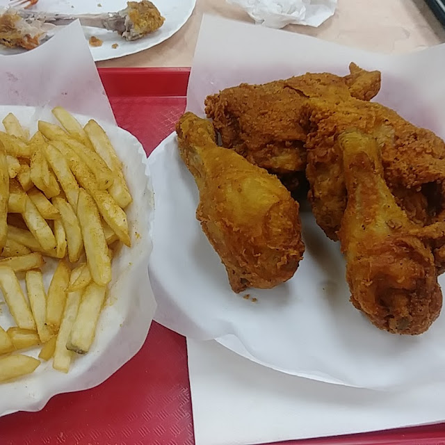 Fried Chicken and Fries