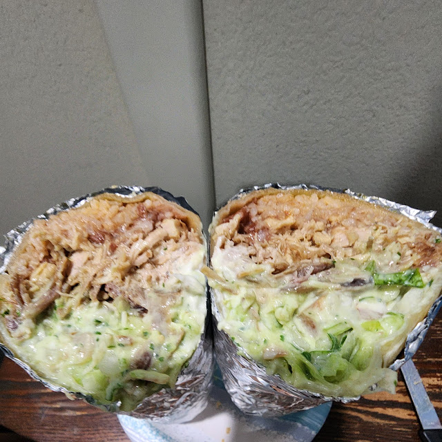 XL Burrito with Carnitas & Chicken