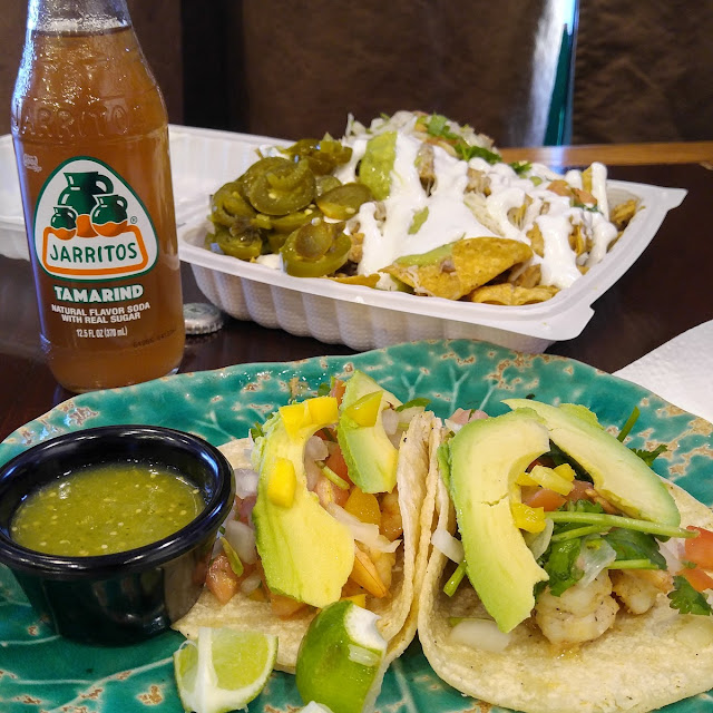 Chicken Nachos Shrimp Tacos