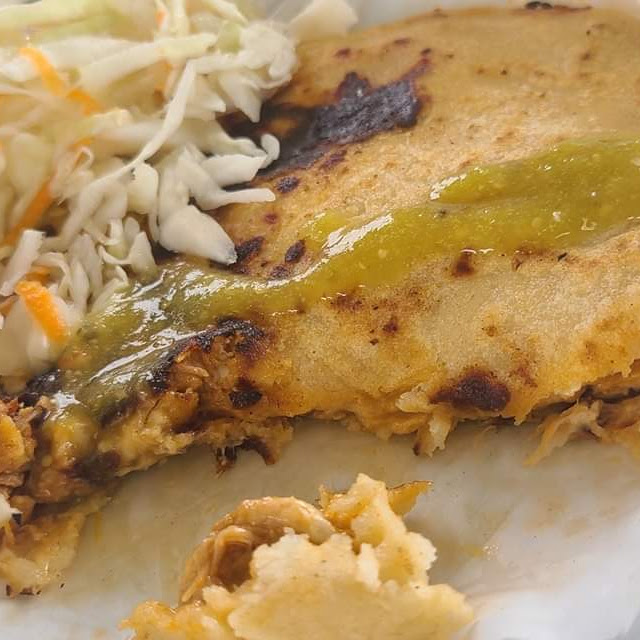Pork and Cheese Papusa