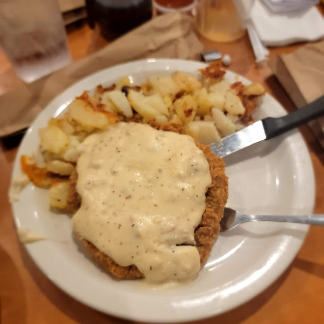 Chicken Fried Steak and Eggs