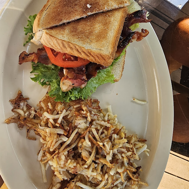 blt and Hashbrowns