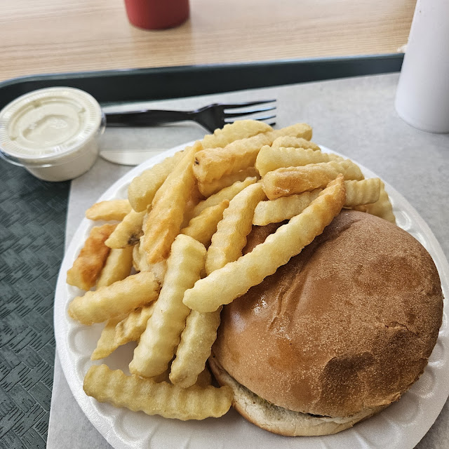 Bacon Cheese Burger Plate