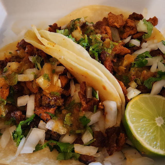 Tacos Steak Chicken and Al Pastor