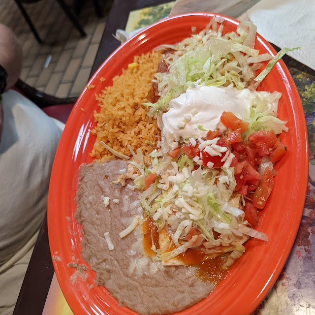 Chile Relleno Enchilada & Rice