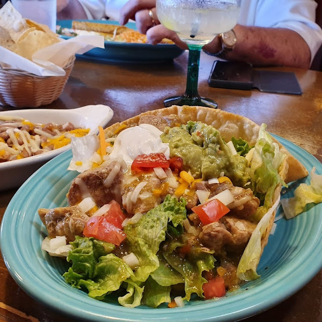 Chile Verde Taco Salad