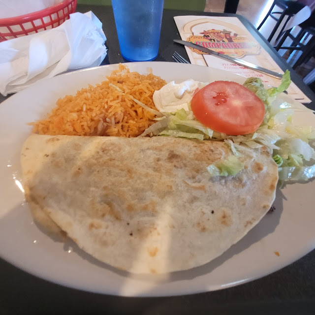 Chorizo and Chicken Quesadilla