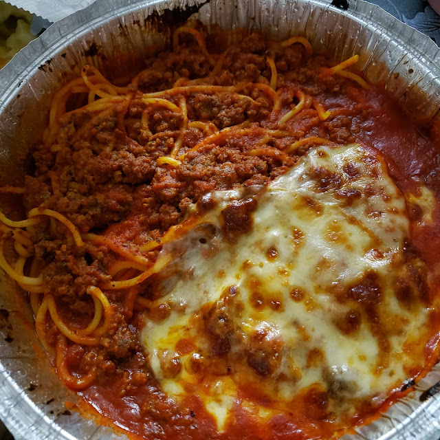 Half Pan of Spaghetti