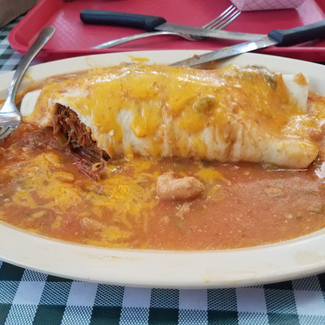 Burrito Smothered with Cheese