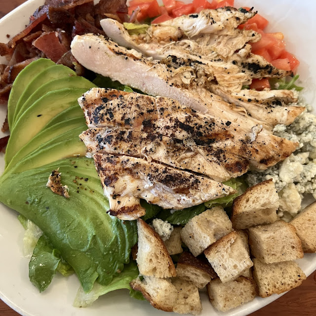 Caesar Salad with Grilled Chicken Breast