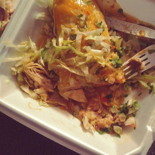 Bean and Cheese Smothered Burrito