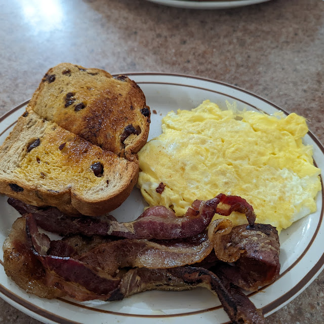 Eggs Bacon Cinnamon Toast