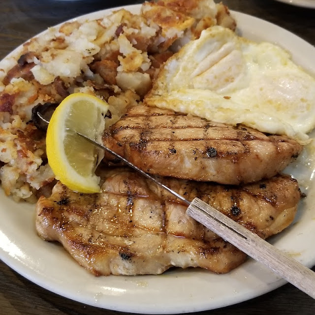 Pork Chops and Eggs