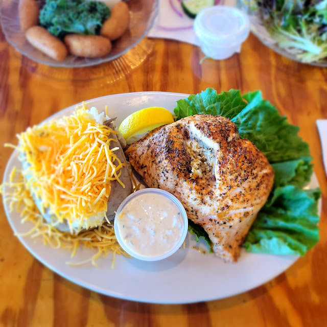 Crab Stuffed Salmon
