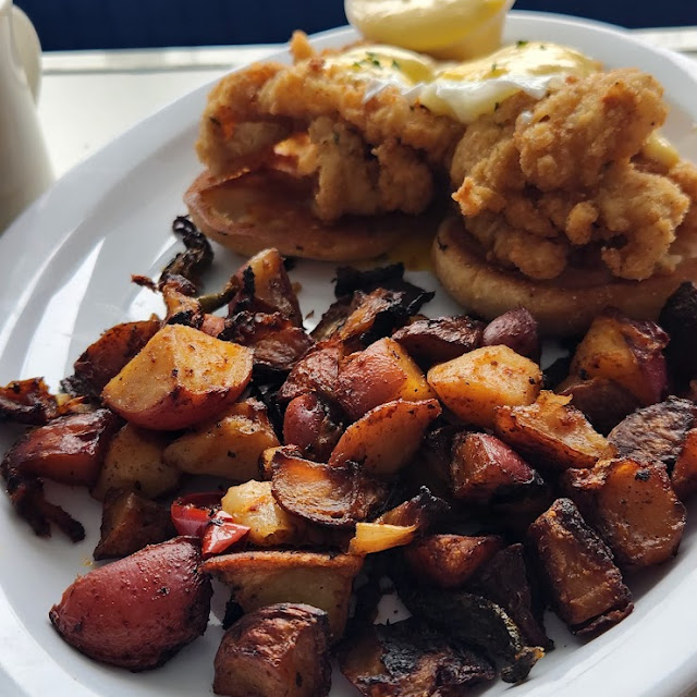 Conch Eggs Benedict