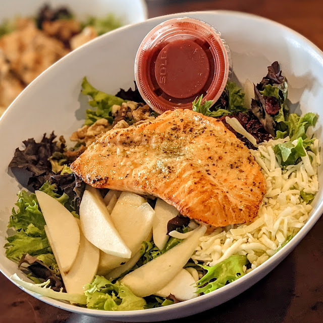 Apple Salad with Salmon