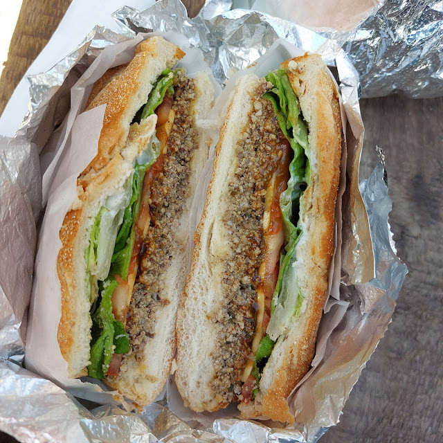 Jerk Tofu Sandwich