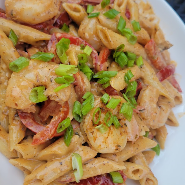 Rasta Pasta with Shrimp