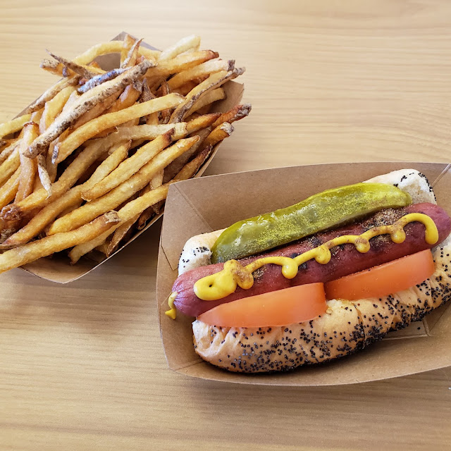 Chicago Style Hot Dog and Fries