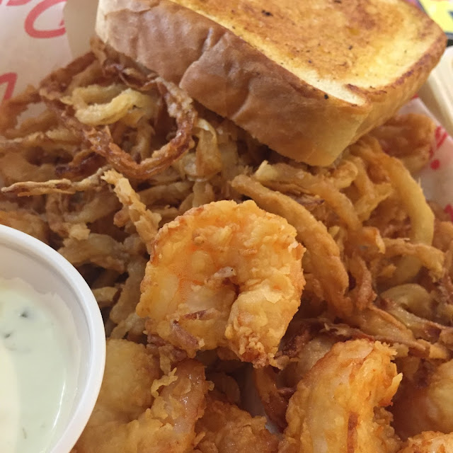 Fried Fish and Onion Straws