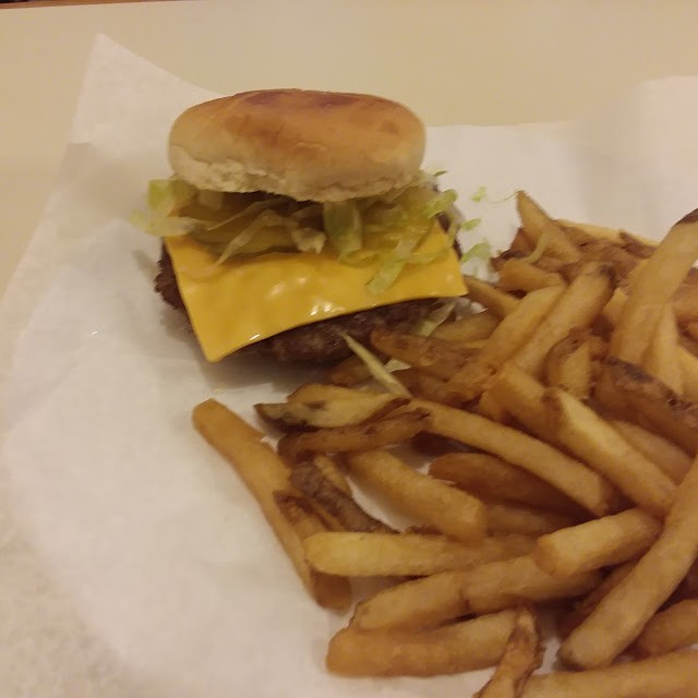 Chesse Burger with Fries