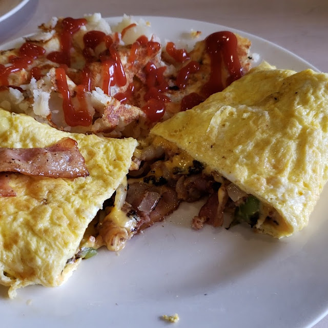 Western Omelette with Bacon