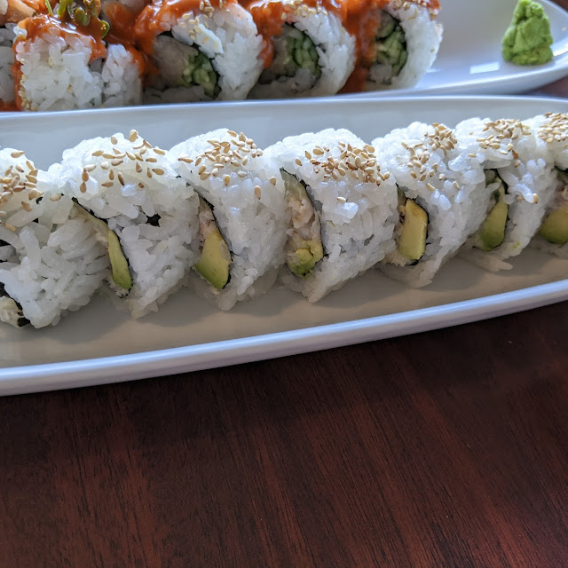 Rainbow Roll and Dynamite Roll