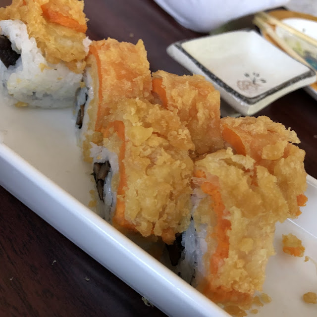 Yam Roll with Mushrooms