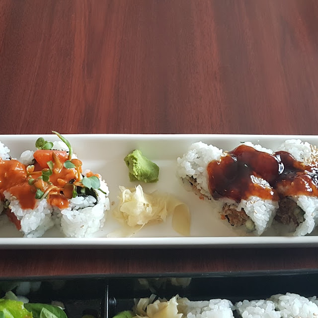 Spicy Salmon Roll and BC Roll