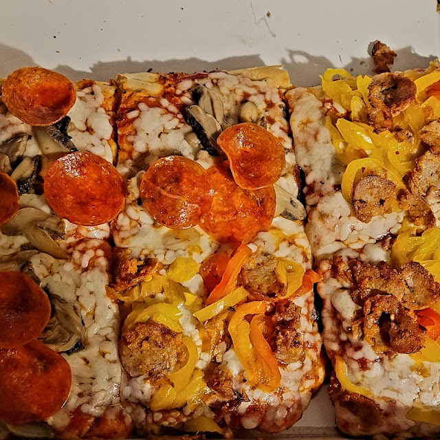 Pepperoni Mushrooms Sausage Banana Peppers